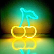 1 件心形霓虹灯标志，LED 霓虹灯符号电池或 USB 供电，装饰台灯和壁灯，适用于流媒体、游戏室、卧室、露营、酒吧、生日派对、婚礼、圣诞节和其他节日的夜灯