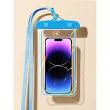 Universal Waterproof Phone Pouch - Fluorescence Waterproof Case Compatible With Iphone 15 14 13 12 11 Pro Max XS Plus Compatible With Samsung Galaxy Cellphone Up To 7.0", Waterproof Cellphone Dry Bag Beach Vacation Essentials For Summer Holiday, Diving, Swimming, Beach Phone Case - 彩色 - 查看 11