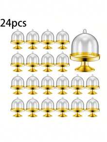 1 Stück/24 Stücke/48 Stücke Mini Plastik Süßigkeitenboxen mit Deckeln, Party Süßigkeiten Dekoration Aufbewahrung, Tischdekoration Zubehör, Geschenk Süßigkeitenboxen geeignet für Valentinstag, Geburtstage, Hochzeiten, Karneval Feiertage, Junggesellenabschiede, Silvesterparty - Verschiedenfarbig - Übersicht 11