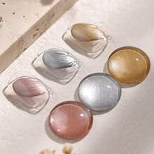 XEIJAYI 3pcs Metallic Painted Nail Gel Polish Nail Art Creative Elastic Metallic Painted Glue Painting Drawing Polish Emboss UV Gel Sculpture Design, Magic Mirror Effect, For Manicure DIY - 金色銀色玫瑰金3pcs - 查看 12