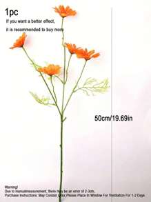 2/5/10Pcs Chamomile Simulation Flower Artificial European Table Small Daisy Bouquet Fake Flower Wild Chrysanthemum Flower Perfect For Home Decor, Christmas, Halloween, Graduation - Photography Props, Wedding Party Decorations! Gifts Birthday,Fall Decor,Autumn