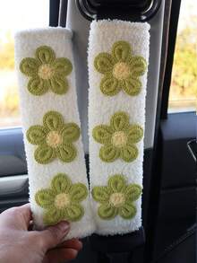 1pc/2pcs Car Seat Belt Shoulder Protector Cartoon Cute Car Seat Belt Anti Pinch Protective Cover