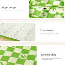 wuyingongfang 1件夏季涼感多功能寵物墊,防污防漬耐咬耐撕可拆洗,柔軟舒適易清潔,適用於小型中型大型犬貓四季通用,高吸引力寵物床墊貓床狗床,多色可選 - 紫色 - 查看 4