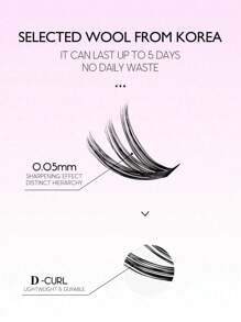 640pcs 608pcs D-Roll Personal Eyelashes, Suitable For Beginners To Make At Home, Thick, Fluffy, Unique And Cute False Eyelashes, Soft And Natural Eyelash Cluster Mixed Style, 30D+40D+50D+60D+80D+100D, 8/10/12/14/16MM Mixed Length, Can Be Reused In Daily Life, Wedding Dates, Parties, Travel And Spring Festival Period