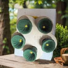 1pc Insect Drinking Cup, Garden Bee Cup, Garden Decoration, Colorful Insect Drinking Station, Water Outlet For Pollinators, Drink For Thirsty Pollinators, Collect One Teaspoon Of Water From The Bee Cup (Randomly Selected) - Multicolor - View 9