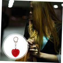 New Personal Alarm, Heart-Shaped Alarm, Women's Self-Defense Alarm, Outdoor Portable Alarm, Keychain Accessory, Self-Defense Keychain, Button Battery (LR44*3) Personal Alarm, Compact, Flashlight, 125dB High Decibel Alarm, LED Flashing Light, Suitable For Women And Elderly As Emergency Alert Device