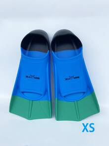 1pc Free Diving Swimming Training Fin, Solid Color/Multicolor Silicone Professional Snorkeling Training Equipment Unisex, Beach Essentials, Beach Accessories, Pool Float - Multicolor - View 23