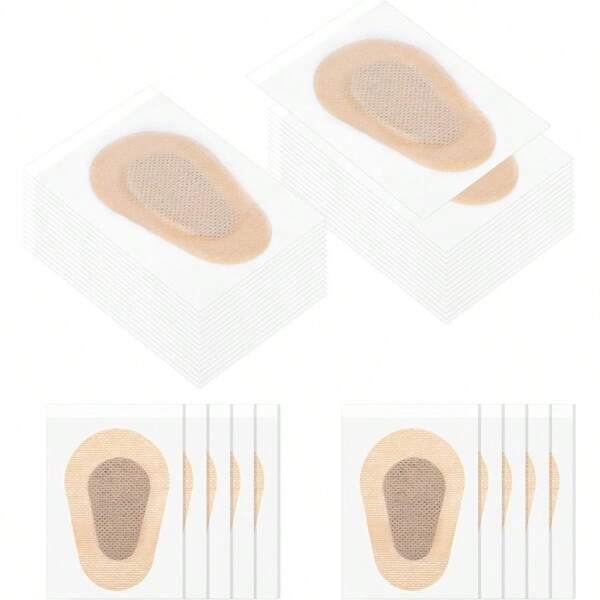 JECT40 PCS Adhesive Eye Patches Disposable Breathable Eye Pad Sleeping Eyepatch Orthopads Light Blocking Eyes Pad Bandages For Adults Girls Boys Lazy Eyes With Comfortable Fabric Soft White Color