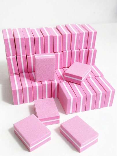 Manicure Tools Tofu Block Square Mini Short Nail Buffer Sponge File, Short Nail Care Grinding Polishing Block, Wear-Resistant, High Toughness, Double-Sided, High Toughness Material, Non-Deformable