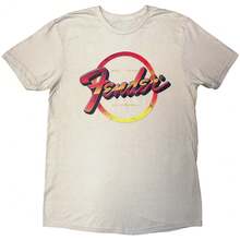 Fender | Official T-Shirt | Made In The USA (Back Print)  - 48-Hour Fast Shipping!  - Beige - View 2