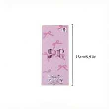 Set de 6 bolígrafos de gel con lazo rosa, punta fina de 0,5 mm, escritura suave, adecuados para oficina, escuela, adolescentes, adultos, exámenes, regalos festivos, Día de San Valentín, regalos para niños, bolígrafos de bola, papelería, vuelta al cole - Conjuntos - Ver 6