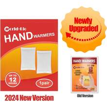 World-BIO Hand Warmers Disposable Heat Pad - 10/20/40 Pairs, 20 Pairs Foot Warmer & 30 Packs Adhesive Backing Body Warmers Long Lasting Safe Natural Odorless Activated Warmers Gives 8 Hours Warm - Hand Warmer 10 Pairs - View 8