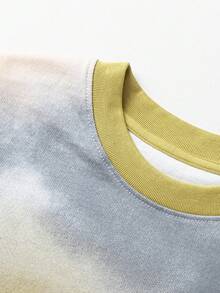 mini bala 男童Oversize短袖T恤夏季嬰兒吸溼快乾透氣兒童上衣