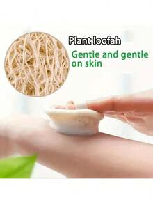 Miếng bông tẩy trang xơ mướp tự nhiên, tẩy tế bào chết nhẹ nhàng, làm sạch sâu lớp trang điểm, dụng cụ chăm sóc da không mùi, chiết xuất thực vật trung tính, phù hợp cho cả nam và nữ, khăn tẩy tế bào chết xơ mướp, lý tưởng làm quà tặng dịp lễ. - Nhiều màu - Xem 6