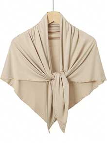 1 件女士三角形防滑吸水头巾，多功能透气纯色休闲头巾，可用作运动头带，舒适凉爽，适合日常佩戴 - 升級款三角汗布頭巾 - 查看 9