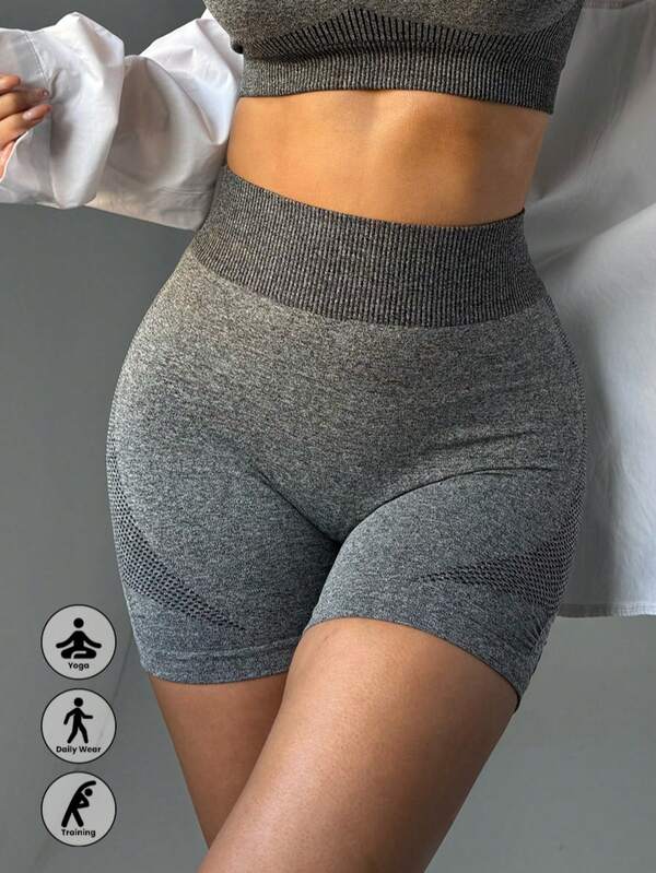Pantalones cortos de yoga moldeadores para mujer - Control de abdomen y elevación de glúteos, diseño sin costuras, perfectos para gimnasio/exterior/pilates en múltiples escenarios