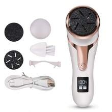 Electric Foot Grinder, Foot Dead Skin Remover With 3 Grinding Heads And LCD Display, Professional Hard Skin Removal, Foot Care Tool For Removing Cracked Heels, Calluses And Dead Skin, Foot File, Electric Foot Grinder, Creative Electric Foot Grinder, Home Exfoliating Tool, Perfect Gift For Wife, Husband And Female Friends - Multicolor - View 14