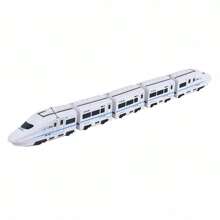 The New Type Of Electric Universal Simulation High-Speed Railway Harmony Train Can Be Freely Assembled, Featuring Automatic Steering, Automatic Lighting And Automatic Sound Effects, And Has A Detachable Carriage Design. Simulate High-Speed Electrified High-Speed Rail