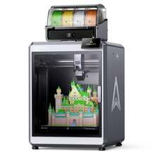 Creality K2 Plus Combo 3D Printer, 600mm/S Ultra High-Speed FDM Printer With 350x350x350mm Build Volume, Multi-Colour Filament System (CFS) Included, AI Camera & Active Heated Chamber, UK Version - Black - View 2