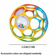 1PC Soft Baby Sensory Rattle Toys Shaker Spin Rattle Early Educational Learning Pliable Grasping Kids Grasp Ball,Gift For Baby