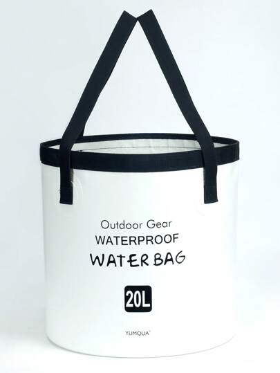 Collapsible Bucket 5 Gallon, Multifunctional Portable Folding Bucket Water Container Wash Basin For Camping Fishing Hiking Traveling Backpacking Outdoor Survival Gardening Car Washing