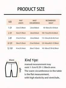 4 pares de bermudas para niñas de talla media-grande con decoración de encaje y lunares, hechas de material de seda de hielo ligero y transpirable para el verano, versátiles para usar como ropa exterior o interior