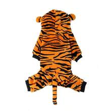 1pc Pet Sweatshirt, Tiger Transformation Outfit For Dogs, Poodle, Teddy, Small Dogs & Cats, Thermal Lined For Autumn/Winter - Yellow - View 5