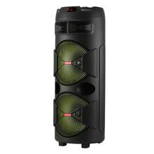 Dazone Bluetooth Speaker Wireless Portable Dual 8" Woofer / Dual 12-In Subwoofer Party PA Suond System Speaker Heavy Bass With Microphone, Remote Control, TWS, AUX, FM, LED - Black-Dual-12" Woofer - 查看 5