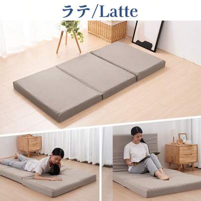 マットレス 折りたたみ シングル セミダブル ダブル 高反発 三つ折り 20D 150N 凹凸設計 マットレス 冷感 ひんやり 高反発 10cm 極厚 マットレス 高密度 厚い ボリューム 底付き感なし敷布団快適な寝心地マットレス洗えるカバー送料無料