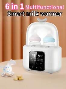 1 Multifunctional Baby Milk Warmer With Functions Of Breast Milk Heating/Food Preparation/Heating/Steaming Eggs/High Temperature Cleaning Of Milk Bottles And Water Cups, Etc., With Steaming Egg Stand - EU E Type Plug(220-240V) - View 1
