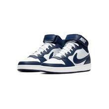 Nike Zapatillas casuales COURT BOROUGH MID 2 (GS) de uso diario y ocio para jóvenes - Blanco azul - Ver 3