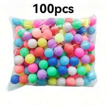 20/50/100 sztuk kolorowych piłeczek do ping-ponga - nadaje się na imprezę, spotkanie, sporty na świeżym powietrzu, rozrywkę na podwórku, majsterkowanie, rekwizyty do gier na zewnątrz i wewnątrz, urodziny, wesele, artykuły na imprezy festiwalowe
