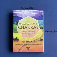 Chakra Wisdom Oracle Tarot Spanish Language Card Deck Mystery Divination Card Game Cards For Family Party Game Friends Party Gift