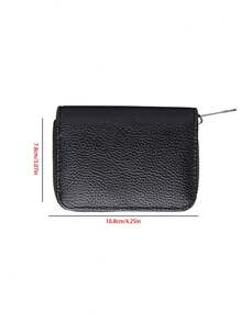 PU Leather Letter A-Z Printing Accordion Zipper Card Holder Women Men Wallet Card Holder Coin Purse Credit Card Holder Men Wallet Gift Men Women Wallet Mini Wallet Coin Purse Card Holder Wallet For Women Money Wallet Purse Wallet Card Wallet