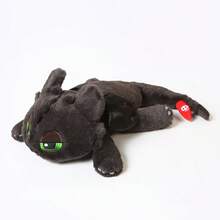 Universal Pictures ​​ Officially Licensed Toothless Sleeping Dragon Plush Pillow - Soft Cuddly Healing Design, Birthday Gift For Kids & Dragon Lovers