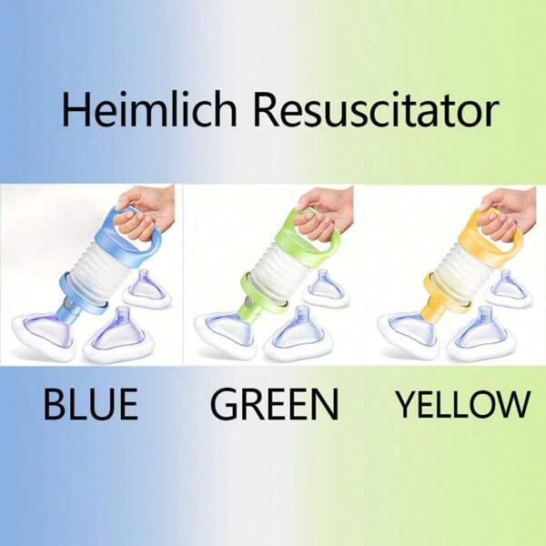 Choking Rescue Device, Anti Choking Device For Kids And Adults, Portable Airway Suction Device With 3 Masks, Home Travel Emergency For Toddlers Elderly, Schools Restaurants Caregivers