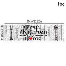1pc Scoop And Fork Faucet Mat For Kitchen Sink Protectors Vintage Wood Pattern Design Kitchen Accessories Rubber Mat Splash Guard,Bathroom Faucet Mat,Trimmable Anti-Slip & Splash Proof - Multicolor - View 13