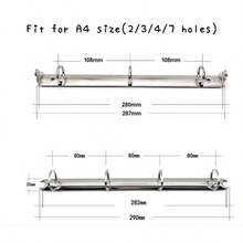 10pcs/Pack A4 11 Holes Binder Refill Bags,Universal 3 Inch Collect Book Bags,1/2/4/6/9 Postcards Cards Holder Back To School,Back To School,School Supplies - Clear - View 4