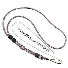 1-4 件手机挂绳,长挂脖,简约两用,可拆卸可调节挂链,手机链,坚固的手机壳,防丢校园车内配件可爱哥特 Y2k - 彩色 - 查看 4