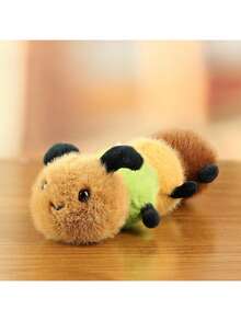 Realistic Insect Series Plush Toys - Spider, Caterpillar, Bee, Snail, Ladybug And Moth Keychain Backpack Mini Pendant - Multicolor - View 17