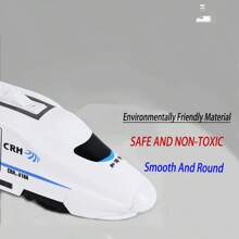 The New Type Of Electric Universal Simulation High-Speed Railway Harmony Train Can Be Freely Assembled, Featuring Automatic Steering, Automatic Lighting And Automatic Sound Effects, And Has A Detachable Carriage Design. Simulate High-Speed Electrified High-Speed Rail
