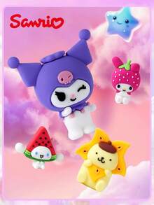 SANRIO 1 件  官方授权  神秘盲盒可爱水果图案盲袋系列      和其他 3D 动漫人物随机 1 个 PVC 高品质动漫创意收藏品家居卧室桌面装饰圣诞节情人节生日趣味礼物送给朋友粉丝 - 彩色 - 查看 7