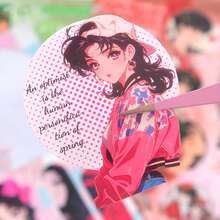 Książeczka z naklejkami Retro Showa, Naklejki z nostalgicznymi, zmieniającymi się krajobrazami z czasów milenium, Urocze, kreskówkowe materiały DIY, Artykuły szkolne, Powrót do szkoły - Wielokolorowe - Zobacz 6