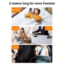 Apple/240W USB-C 充电线 (2米) 苹果充电线 手机充电线 原装充电线 - 白色 - 查看 3