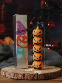 3 Stücke einzigartiger Finger, Kürbis und Schädel duftender Kerzen Set, 3 verschiedene Düfte, toll für Halloween, aromatische Heim-Dekoration, kreativ handgefertigte lang-stämmige duftende Kerzen