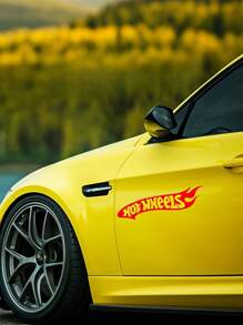 Hot Wheels Stylish Hot Wheels Wave Logo Sticker,Cars Decal For Car Body,Window, Bumper,Trunk, Motorcycle & Helmet,Racing Decal,Personalize Your Auto Car For Man,Car Decoration