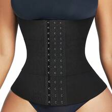 Waist Trainer For Women Weight Loss Corset Shapewear Waist Cincher - màu đen - Xem 2