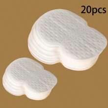 120 Peças Protetor de Suor de Axila, Absorvente Descartável de Transpiração de Axila, Durável e Eficaz, Respirável, Invisível, Patch Absorvente, Leve e Absorvente de Suor, Confortável e Inodoro, Fácil de Usar, Adequado para Homens e Mulheres no Verão Quente (1 Peça/10pcs/20pcs/30pcs/50pcs) Resfriamento de Verão, Praia, Viagem
