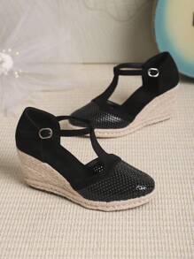 Fashionable Versatile Silver Breathable Bowknot Ankle Strap High Heel Pumps
