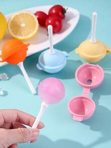 1 件棒棒糖、冰球、冰淇淋模具、婴儿硅胶冷冻托盘、家用冰棒模具、冰箱冰块托盘